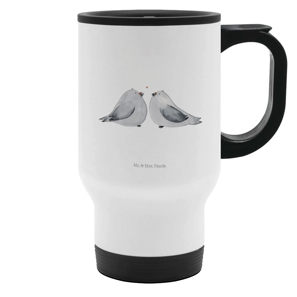 Thermobecher Turteltauben Liebe Thermobecher, To Go Becher, Thermotasse, Kaffeebecher, Isolierbecher, Thermobecher To Go, Warmhaltetasse, Edelstahlbecher, Reisebecher, Tasse mit Deckel, Thermobecher für 400 ml, Kaffeetasse zum Mitnehmen, Tasse zum Mitnehmen, Spülmaschinenfest, Liebe, Partner, Freund, Freundin, Ehemann, Ehefrau, Heiraten, Verlobung, Heiratsantrag, Liebesgeschenk, Jahrestag, Hocheitstag, Turteltauben, Turteltäubchen, Tauben, Verliebt, Verlobt, Verheiratet, Geschenk Freundin, Geschenk Freund, Liebesbeweis, Hochzeitstag, Geschenk Hochzeit