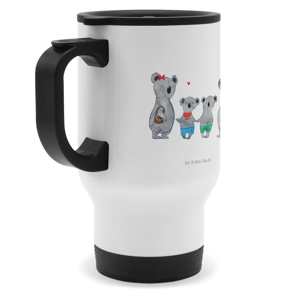 Thermobecher Koala Familie zwei Thermobecher, To Go Becher, Thermotasse, Kaffeebecher, Isolierbecher, Thermobecher To Go, Warmhaltetasse, Edelstahlbecher, Reisebecher, Tasse mit Deckel, Thermobecher für 400 ml, Kaffeetasse zum Mitnehmen, Tasse zum Mitnehmen, Spülmaschinenfest, Familie, Vatertag, Muttertag, Bruder, Schwester, Mama, Papa, Oma, Opa, Koala, Koalabär, beste Familie, Familienzeit, Familienleben, Koalafamilie, Lieblingsfamilie