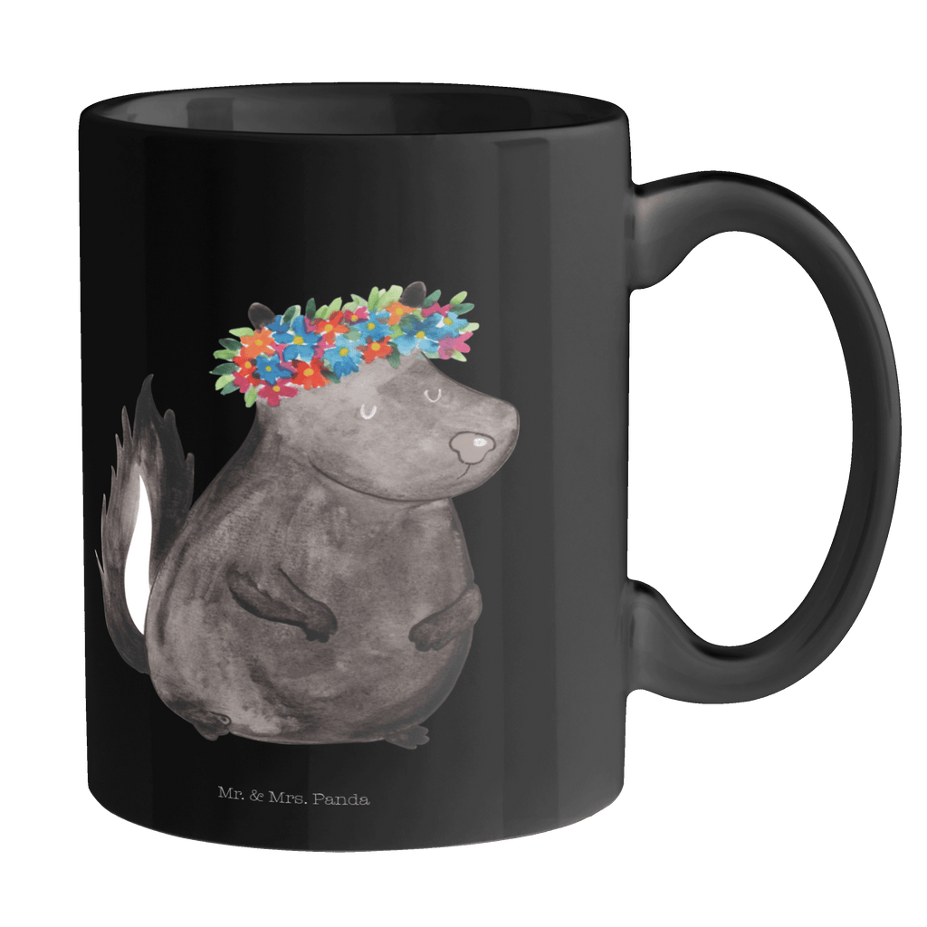 Tasse Stinktier Mädchen Tasse, Kaffeetasse, Teetasse, Becher, Kaffeebecher, Teebecher, Keramiktasse, Porzellantasse, Büro Tasse, Geschenk Tasse, Tasse Sprüche, Tasse Motive, Kaffeetassen, Tasse bedrucken, Designer Tasse, Cappuccino Tassen, Schöne Teetassen, Stinktier, Skunk, Wildtier, Raubtier, Stinker, Stinki, Yoga, Namaste, Lebe, Liebe, Lache