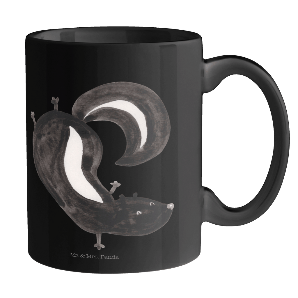 Tasse Stinktier Handstand Tasse, Kaffeetasse, Teetasse, Becher, Kaffeebecher, Teebecher, Keramiktasse, Porzellantasse, Büro Tasse, Geschenk Tasse, Tasse Sprüche, Tasse Motive, Kaffeetassen, Tasse bedrucken, Designer Tasse, Cappuccino Tassen, Schöne Teetassen, Stinktier, Skunk, Wildtier, Raubtier, Stinker, Stinki, Spielplatz, verpielt, Kind