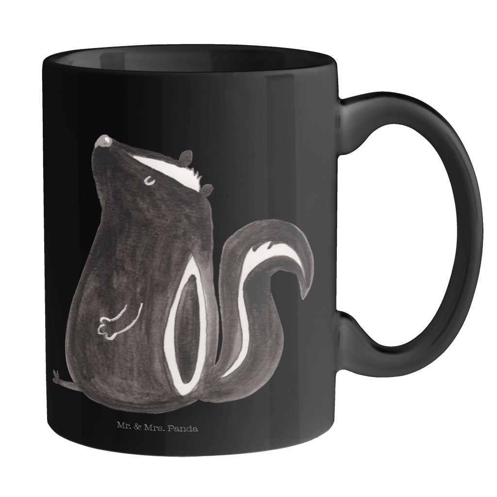 Tasse Stinktier Sitzen Tasse, Kaffeetasse, Teetasse, Becher, Kaffeebecher, Teebecher, Keramiktasse, Porzellantasse, Büro Tasse, Geschenk Tasse, Tasse Sprüche, Tasse Motive, Kaffeetassen, Tasse bedrucken, Designer Tasse, Cappuccino Tassen, Schöne Teetassen, Stinktier, Skunk, Wildtier, Raubtier, Stinker, Stinki, Spruch, Büro, Recht, Besserwisser