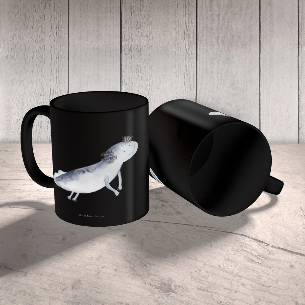 Tasse Axolotl schwimmt Tasse, Kaffeetasse, Teetasse, Becher, Kaffeebecher, Teebecher, Keramiktasse, Porzellantasse, Büro Tasse, Geschenk Tasse, Tasse Sprüche, Tasse Motive, Kaffeetassen, Tasse bedrucken, Designer Tasse, Cappuccino Tassen, Schöne Teetassen, Axolotl, Molch, Axolot, Schwanzlurch, Lurch, Lurche, Problem, Probleme, Lösungen, Motivation