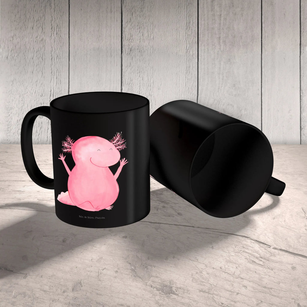 Tasse Axolotl Hurra Tasse, Kaffeetasse, Teetasse, Becher, Kaffeebecher, Teebecher, Keramiktasse, Porzellantasse, Büro Tasse, Geschenk Tasse, Tasse Sprüche, Tasse Motive, Kaffeetassen, Tasse bedrucken, Designer Tasse, Cappuccino Tassen, Schöne Teetassen, Axolotl, Molch, Axolot, Schwanzlurch, Lurch, Lurche, fröhlich, Spaß, Freude, Motivation, Zufriedenheit