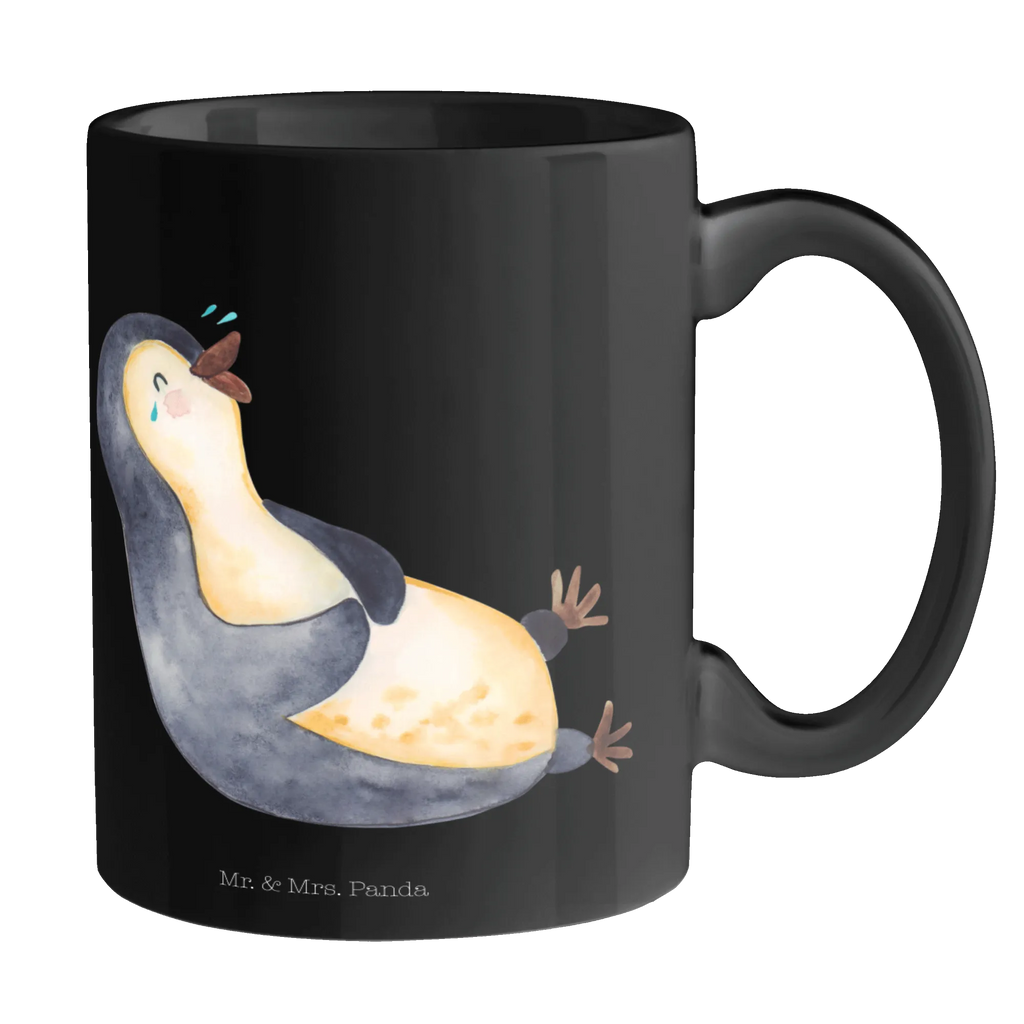 Tasse Pinguin Lachen Tasse, Kaffeetasse, Teetasse, Becher, Kaffeebecher, Teebecher, Keramiktasse, Porzellantasse, Büro Tasse, Geschenk Tasse, Tasse Sprüche, Tasse Motive, Kaffeetassen, Tasse bedrucken, Designer Tasse, Cappuccino Tassen, Schöne Teetassen, Pinguin, Pinguine, lustiger Spruch, Optimismus, Fröhlich, Lachen, Humor, Fröhlichkeit