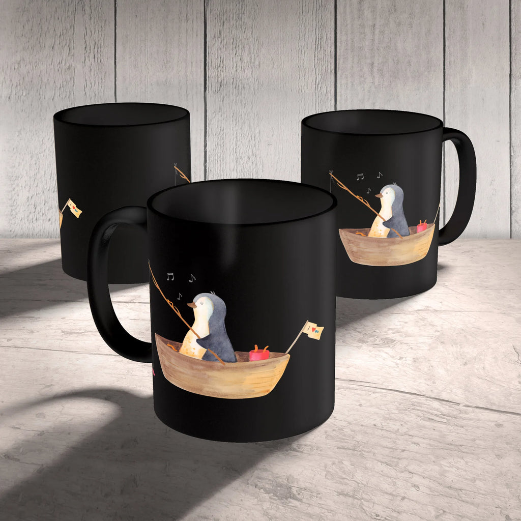 Tasse Pinguin Angelboot Tasse, Kaffeetasse, Teetasse, Becher, Kaffeebecher, Teebecher, Keramiktasse, Porzellantasse, Büro Tasse, Geschenk Tasse, Tasse Sprüche, Tasse Motive, Kaffeetassen, Tasse bedrucken, Designer Tasse, Cappuccino Tassen, Schöne Teetassen, Pinguin, Pinguine, Angeln, Boot, Angelboot, Lebenslust, Leben, genießen, Motivation, Neustart, Neuanfang, Trennung, Scheidung, Geschenkidee Liebeskummer