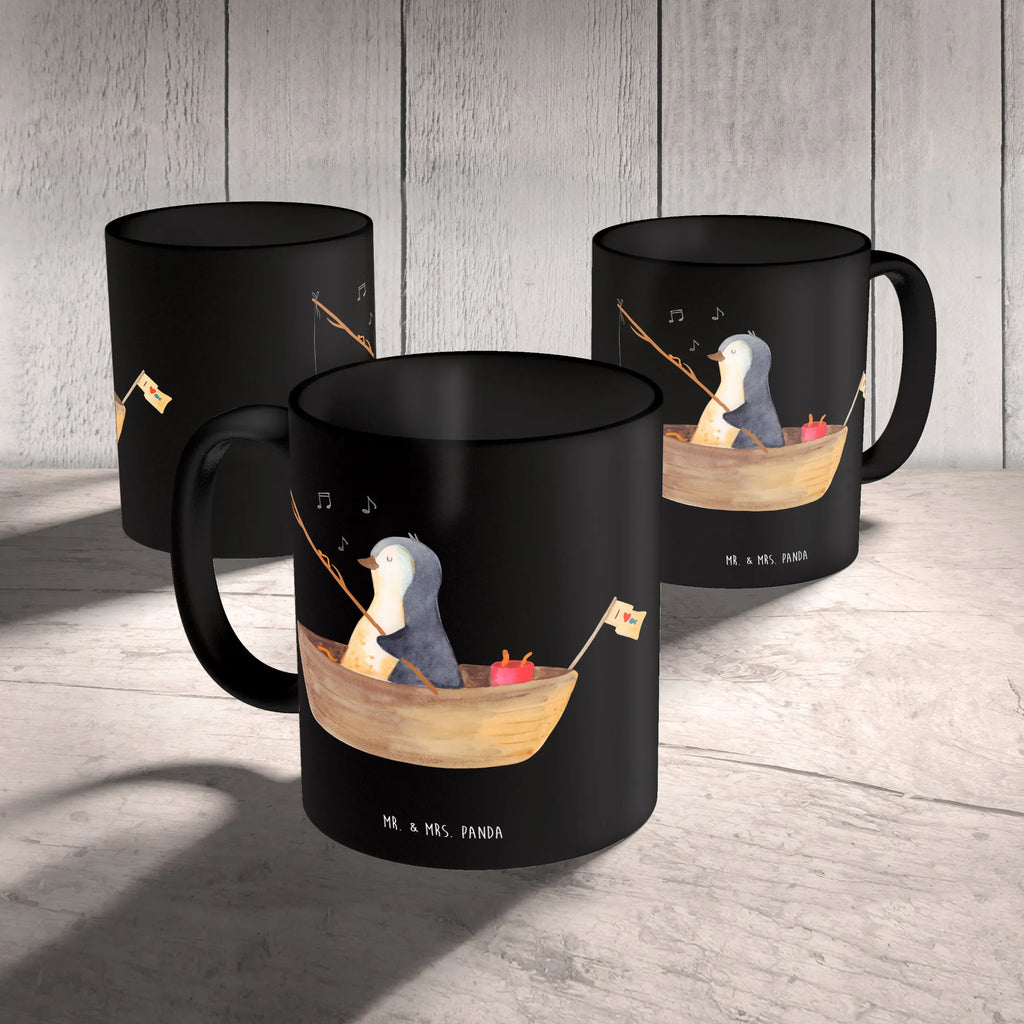 Tasse Pinguin Angelboot Tasse, Kaffeetasse, Teetasse, Becher, Kaffeebecher, Teebecher, Keramiktasse, Porzellantasse, Büro Tasse, Geschenk Tasse, Tasse Sprüche, Tasse Motive, Kaffeetassen, Tasse bedrucken, Designer Tasse, Cappuccino Tassen, Schöne Teetassen, Pinguin, Pinguine, Angeln, Boot, Angelboot, Lebenslust, Leben, genießen, Motivation, Neustart, Neuanfang, Trennung, Scheidung, Geschenkidee Liebeskummer