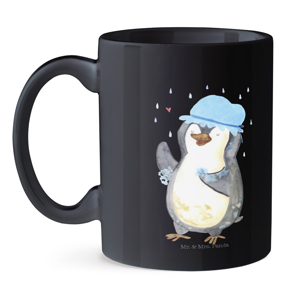 Tasse Pinguin Duschen Tasse, Kaffeetasse, Teetasse, Becher, Kaffeebecher, Teebecher, Keramiktasse, Porzellantasse, Büro Tasse, Geschenk Tasse, Tasse Sprüche, Tasse Motive, Kaffeetassen, Tasse bedrucken, Designer Tasse, Cappuccino Tassen, Schöne Teetassen, Pinguin, Pinguine, Dusche, duschen, Lebensmotto, Motivation, Neustart, Neuanfang, glücklich sein