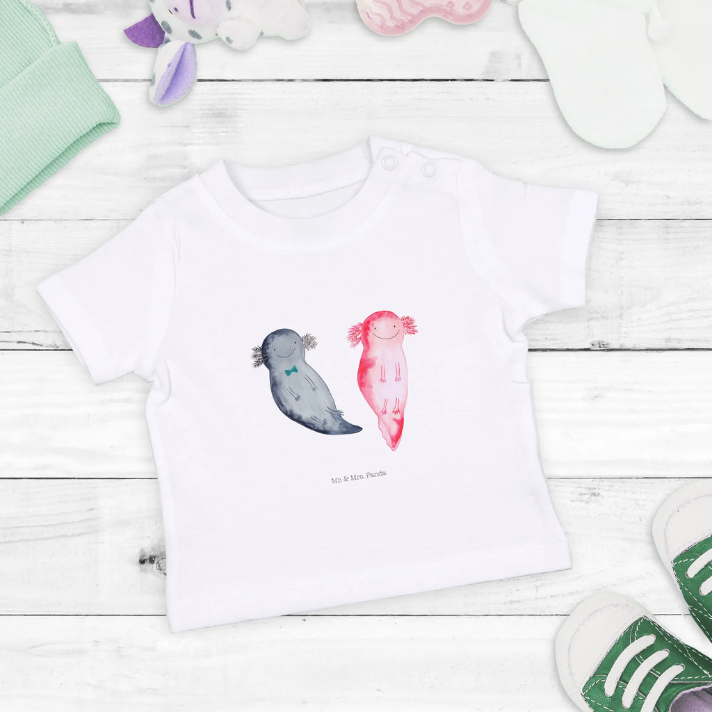 Organic Baby Shirt Axolotl Freundin Baby T-Shirt, Jungen Baby T-Shirt, Mädchen Baby T-Shirt, Shirt, Axolotl, Molch, Axolot, Schwanzlurch, Lurch, Lurche, Liebe, große Liebe, Liebesbeweis, Freund, Verlobter, Ehemann, Jahrestag, Valentinstag