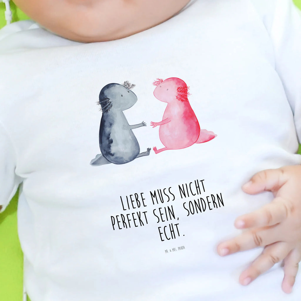 Organic Baby Shirt Axolotl Liebe Baby T-Shirt, Jungen Baby T-Shirt, Mädchen Baby T-Shirt, Shirt, Axolotl, Molch, Axolot, Schwanzlurch, Lurch, Lurche, Liebe, große Liebe, Liebesbeweis, Freund, Verlobter, Ehemann, Jahrestag, Valentinstag