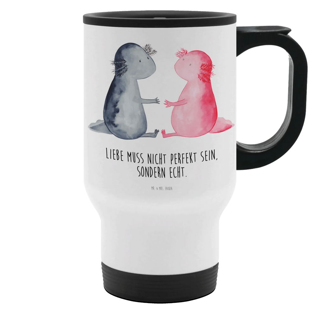 Thermobecher Axolotl Liebe Thermobecher, To Go Becher, Thermotasse, Kaffeebecher, Isolierbecher, Thermobecher To Go, Warmhaltetasse, Edelstahlbecher, Reisebecher, Tasse mit Deckel, Thermobecher für 400 ml, Kaffeetasse zum Mitnehmen, Tasse zum Mitnehmen, Spülmaschinenfest, Axolotl, Molch, Axolot, Schwanzlurch, Lurch, Lurche, Liebe, große Liebe, Liebesbeweis, Freund, Verlobter, Ehemann, Jahrestag, Valentinstag