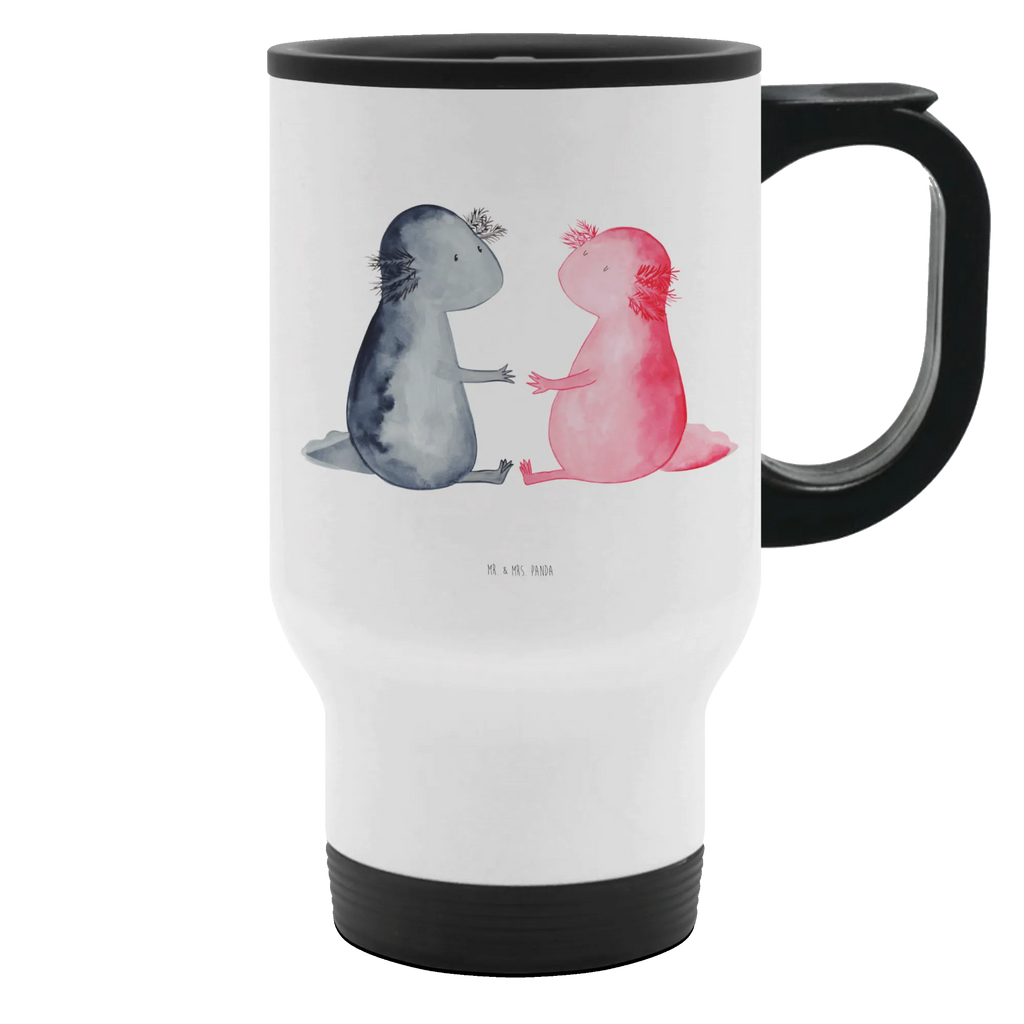 Thermobecher Axolotl Liebe Thermobecher, To Go Becher, Thermotasse, Kaffeebecher, Isolierbecher, Thermobecher To Go, Warmhaltetasse, Edelstahlbecher, Reisebecher, Tasse mit Deckel, Thermobecher für 400 ml, Kaffeetasse zum Mitnehmen, Tasse zum Mitnehmen, Spülmaschinenfest, Axolotl, Molch, Axolot, Schwanzlurch, Lurch, Lurche, Liebe, große Liebe, Liebesbeweis, Freund, Verlobter, Ehemann, Jahrestag, Valentinstag