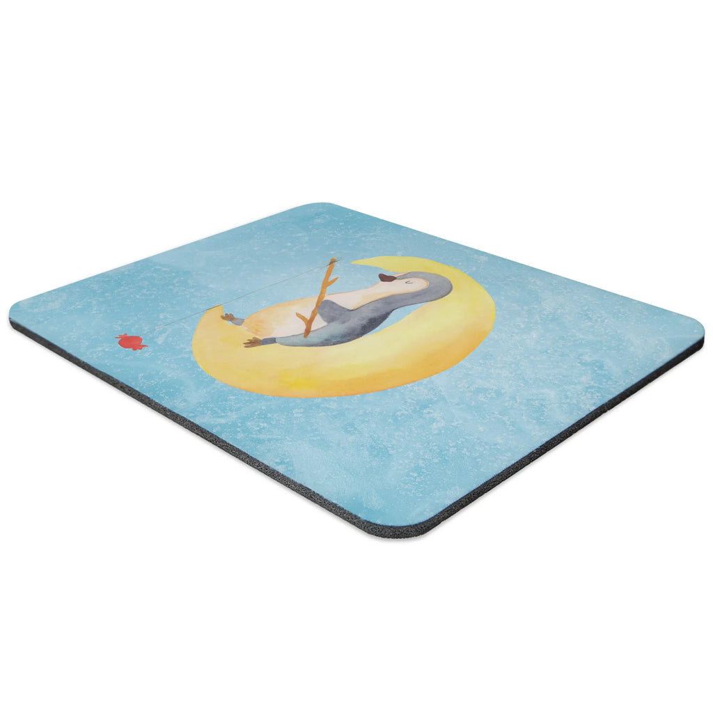 Mauspad Pinguin Mond Mousepad, Computer zubehör, Büroausstattung, PC Zubehör, Arbeitszimmer, Mauspad, Einzigartiges Mauspad, Designer Mauspad, Mausunterlage, Mauspad Büro, Pinguin, Pinguine, Spruch, schlafen, Nachtruhe, Einschlafen, Schlafzimmer, Schlafstörungen, Gästezimmer