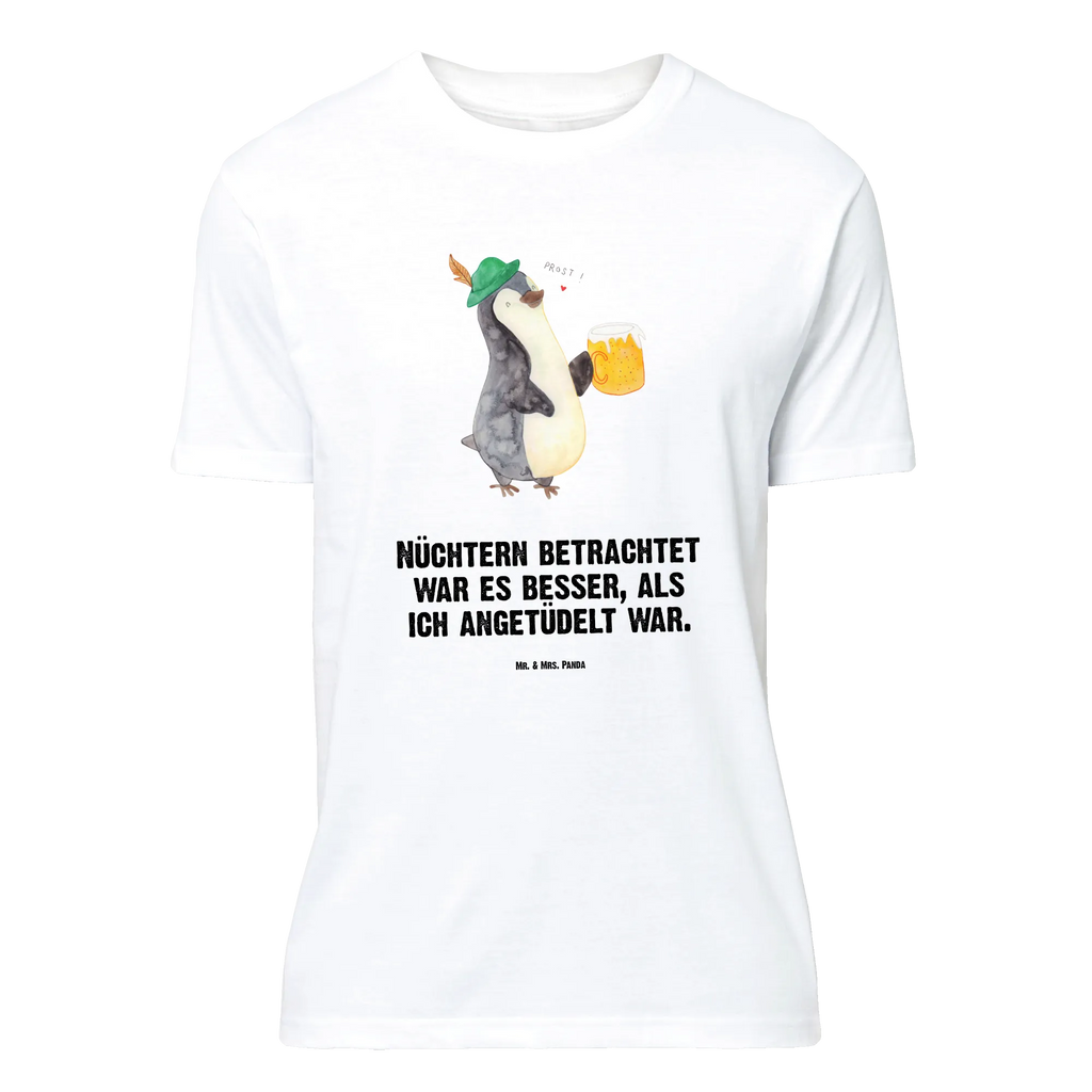 T-Shirt Standard Pinguin Bier T-Shirt, Shirt, Tshirt, Lustiges T-Shirt, T-Shirt mit Spruch, Party, Junggesellenabschied, Jubiläum, Geburstag, Herrn, Damen, Männer, Frauen, Schlafshirt, Nachthemd, Sprüche, Pinguin, Pinguine, Bier, Oktoberfest