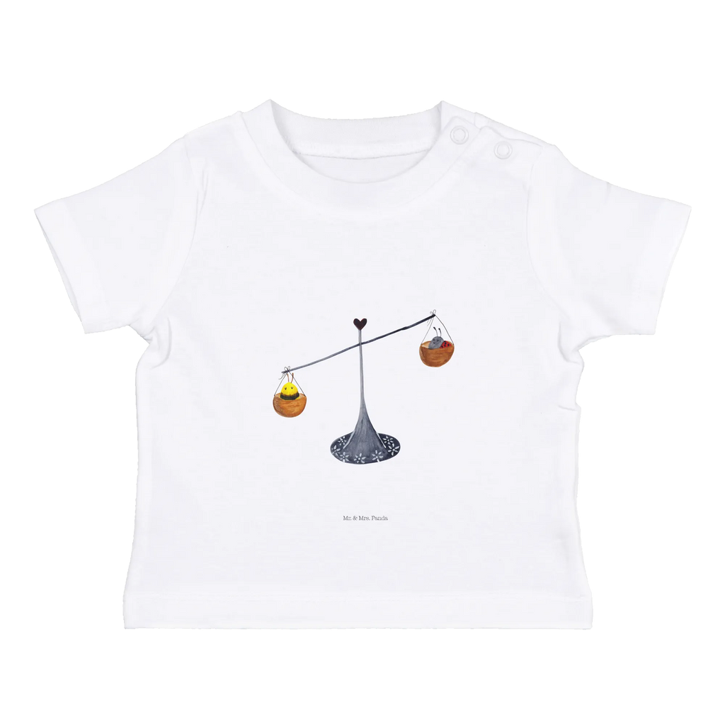 Organic Baby Shirt Sternzeichen Waage Baby T-Shirt, Jungen Baby T-Shirt, Mädchen Baby T-Shirt, Shirt, Tierkreiszeichen, Sternzeichen, Horoskop, Astrologie, Aszendent, Waage, Waage Geschenk, Waage Sternzeichen, Geschenk Oktober, Geschenk September, Geburtstag Oktober, Geburtstag September, Gleichgewicht, Marienkäfer, Hummel, Biene