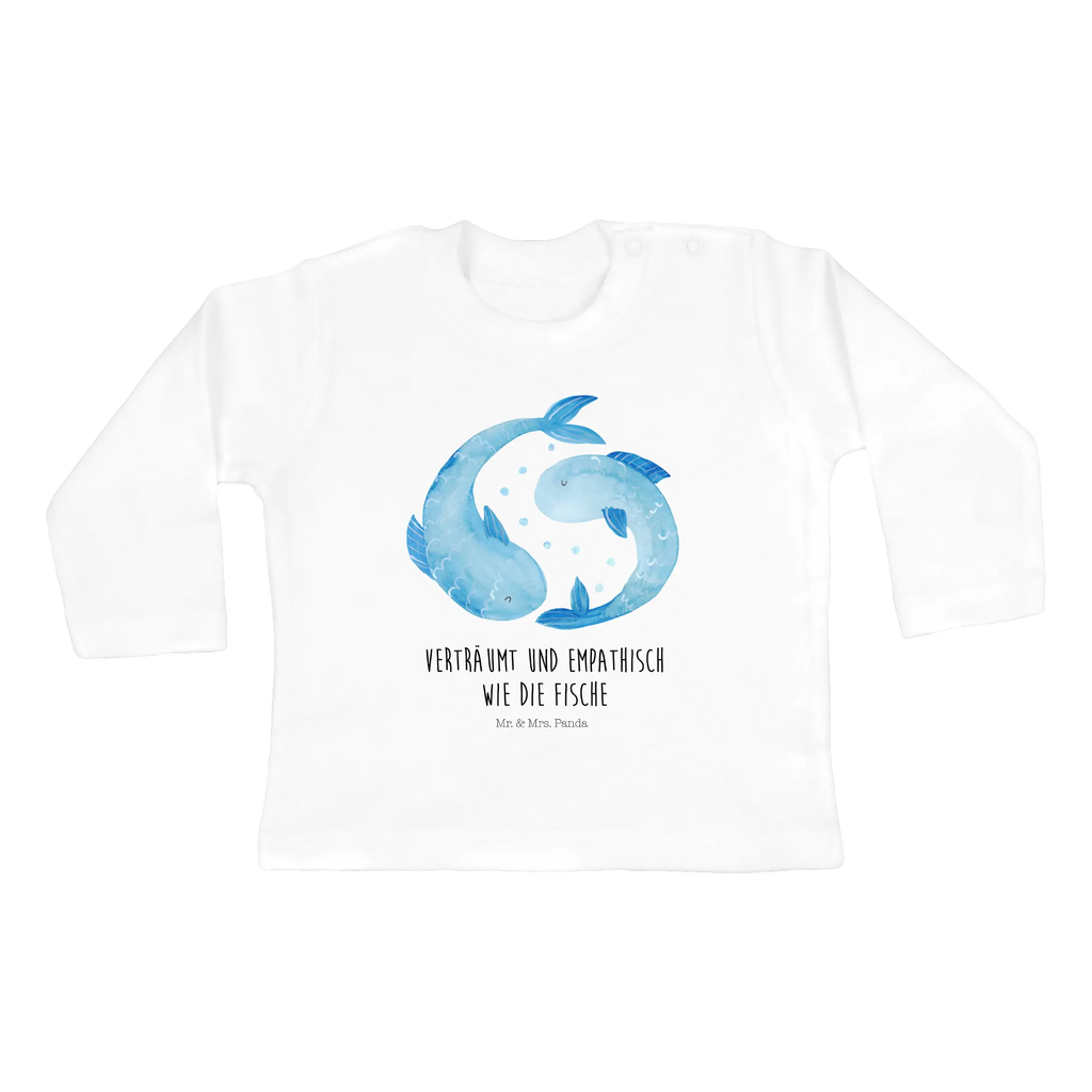 Baby Longsleeve Sternzeichen Fische Mädchen, Jungen, Baby, Langarm, Bio, Kleidung, Tierkreiszeichen, Sternzeichen, Horoskop, Astrologie, Aszendent, Fisch, Fische Geschenk, Fische Sternzeichen, Fische Sternbild, Geschenk Februar, Geschenk März, Geburtstag Februar, Geburtstag März