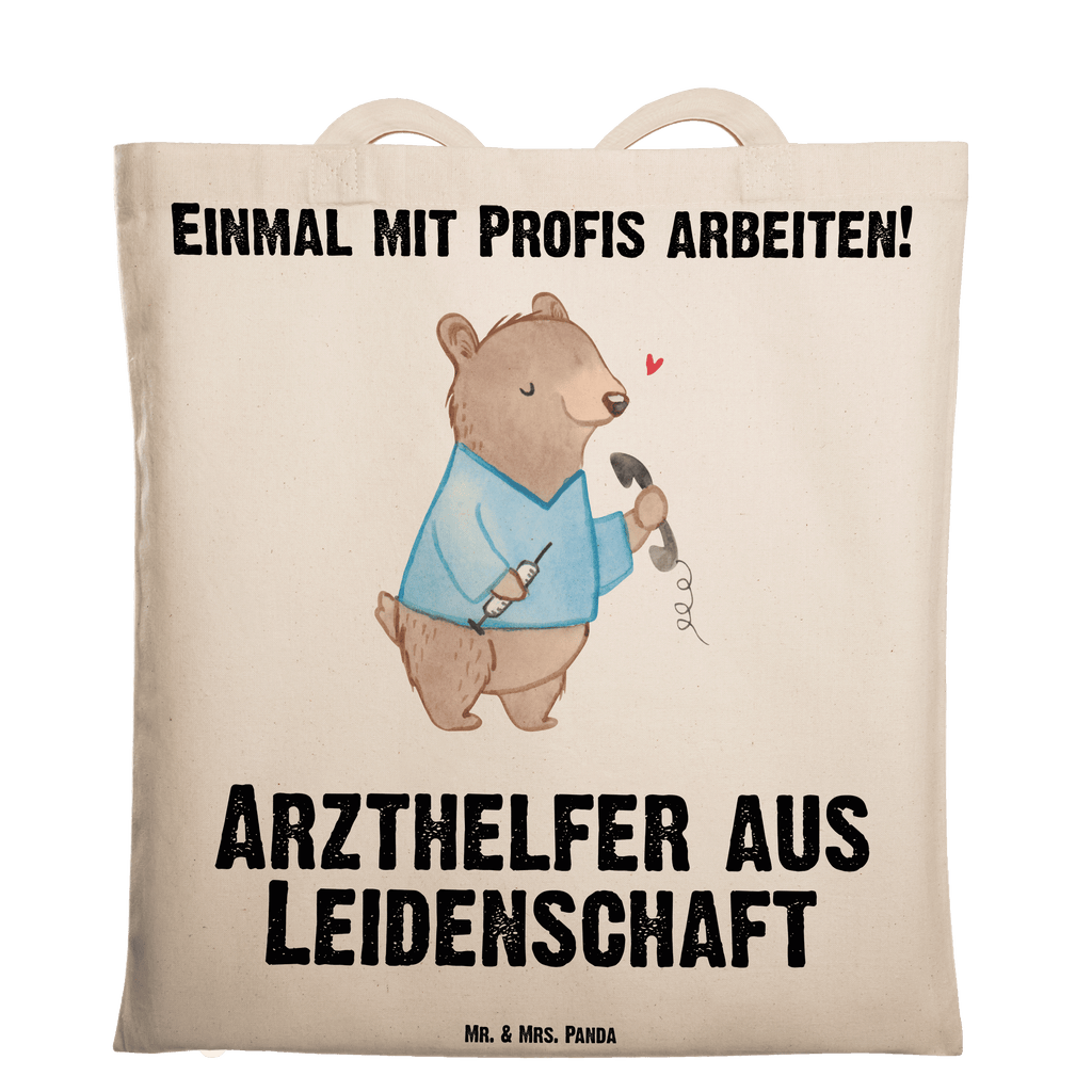 Tragetasche Arzthelfer aus Leidenschaft Beuteltasche, Beutel, Einkaufstasche, Jutebeutel, Stoffbeutel, Tasche, Shopper, Umhängetasche, Strandtasche, Schultertasche, Stofftasche, Tragetasche, Badetasche, Jutetasche, Einkaufstüte, Laptoptasche, Beruf, Ausbildung, Jubiläum, Abschied, Rente, Kollege, Kollegin, Geschenk, Schenken, Arbeitskollege, Mitarbeiter, Firma, Danke, Dankeschön, Arzthelfer, Medizinischer Fachangestellter