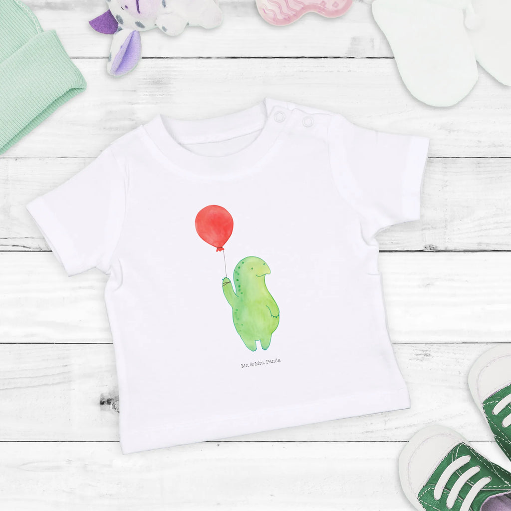 Organic Baby Shirt Schildkröte Luftballon Baby T-Shirt, Jungen Baby T-Shirt, Mädchen Baby T-Shirt, Shirt, Schildkröte, Schildkröten, Mutausbruch, Motivation, Motivationsspruch