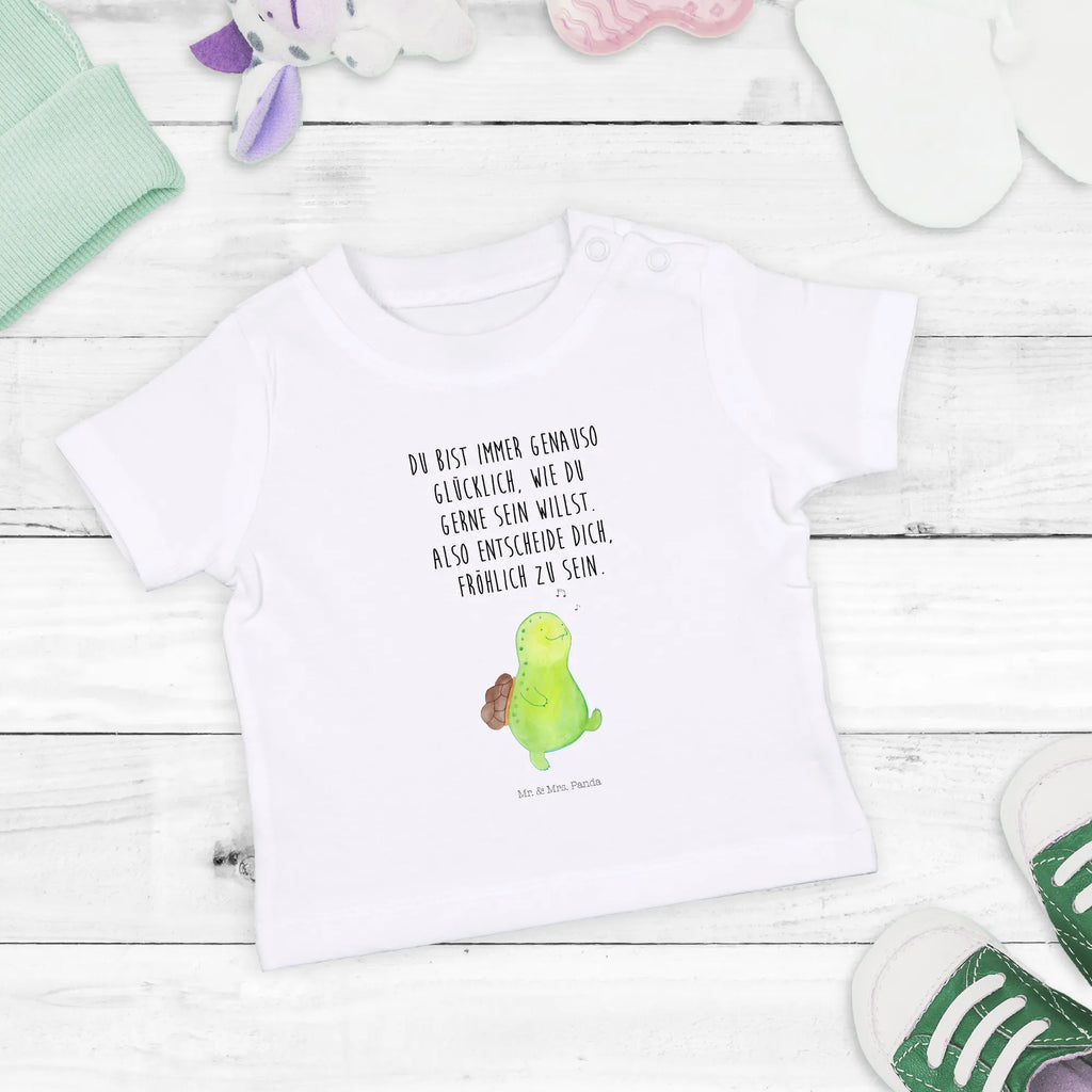 Organic Baby Shirt Schildkröte Pfeifen Baby T-Shirt, Jungen Baby T-Shirt, Mädchen Baby T-Shirt, Shirt, Schildkröte, Schildi, Schildkröten, fröhlich, Glück, Motivation, Lebensfreude, Depression, Trennung, Neuanfang