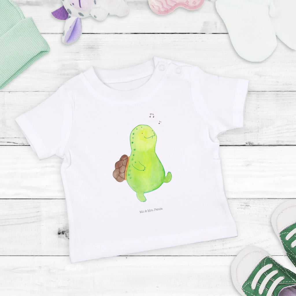 Organic Baby Shirt Schildkröte Pfeifen Baby T-Shirt, Jungen Baby T-Shirt, Mädchen Baby T-Shirt, Shirt, Schildkröte, Schildi, Schildkröten, fröhlich, Glück, Motivation, Lebensfreude, Depression, Trennung, Neuanfang