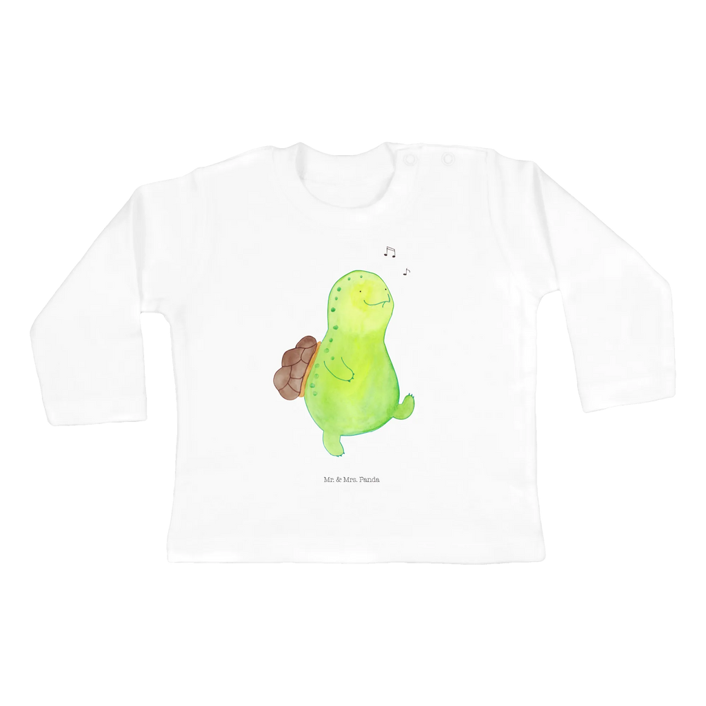 Baby Longsleeve Schildkröte pfeift Mädchen, Jungen, Baby, Langarm, Bio, Kleidung, Schildkröte, Schildi, Schildkröten, fröhlich, Glück, Motivation, Lebensfreude, Depression, Trennung, Neuanfang