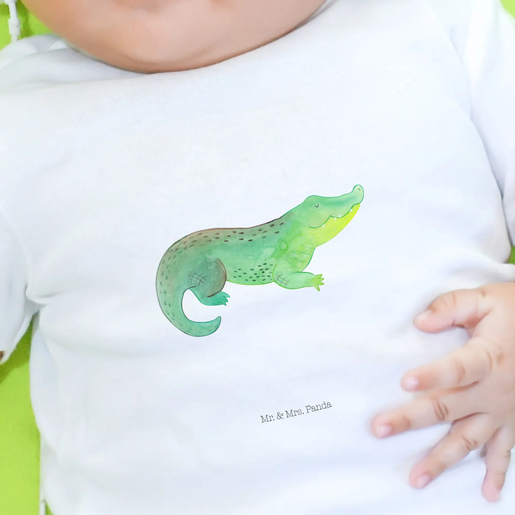 Organic Baby Shirt Krokodil Baby T-Shirt, Jungen Baby T-Shirt, Mädchen Baby T-Shirt, Shirt, Meerestiere, Meer, Urlaub, Krokodil, Krokodile, verrückt sein, spontan sein, Abenteuerlust, Reiselust, Freundin, beste Freundin, Lieblingsmensch