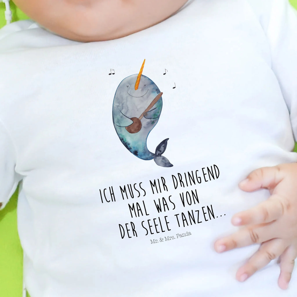 Organic Baby Shirt Narwal Gitarre Baby T-Shirt, Jungen Baby T-Shirt, Mädchen Baby T-Shirt, Shirt, Meerestiere, Meer, Urlaub, Narwal, Wal, Tanzen, Probleme, Problemlösung, Frust, Gespräche, Gitarre