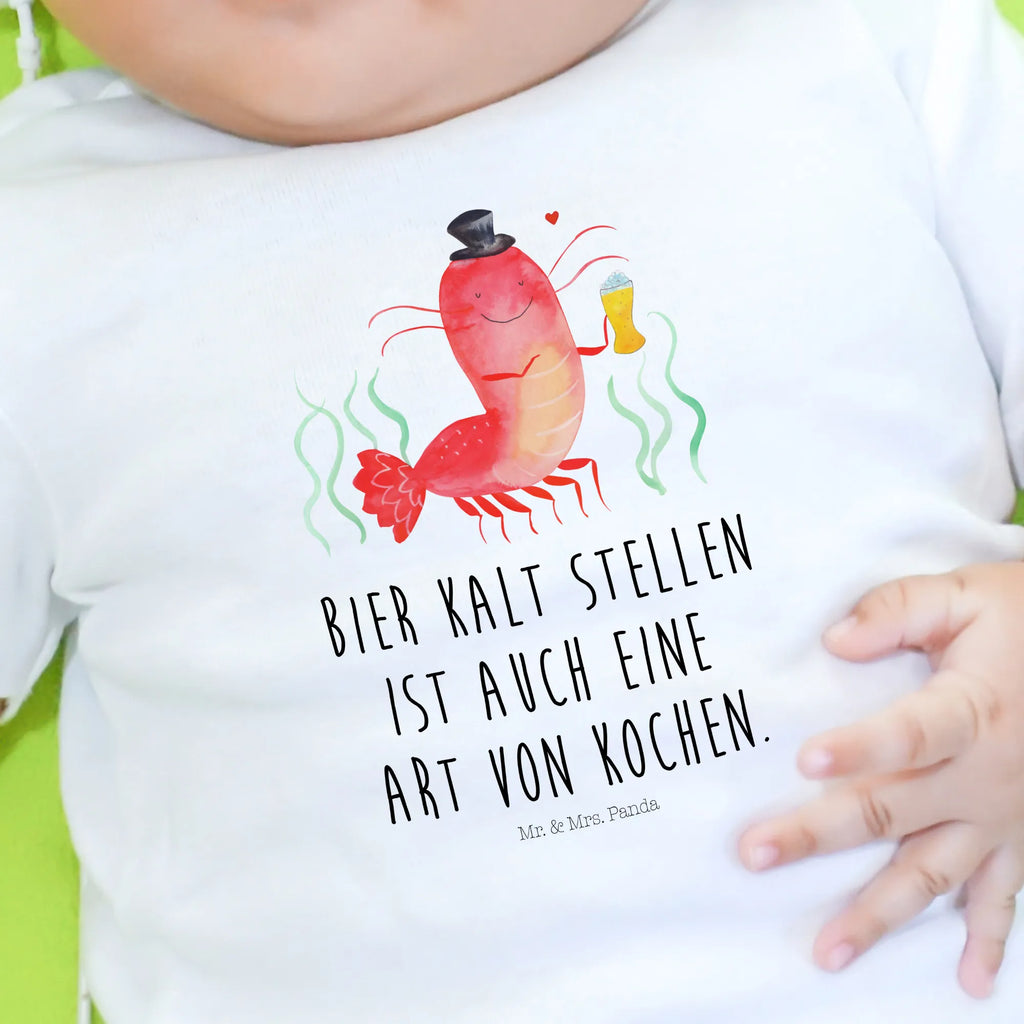 Organic Baby Shirt Hummer Weizen Baby T-Shirt, Jungen Baby T-Shirt, Mädchen Baby T-Shirt, Shirt, Meerestiere, Meer, Urlaub, Garnele, Garnelen, Bier, Kochen, Männerhaushalt, Junggeselle, Junggesellin, Bierliebhaber, Kneipe, Gasthaus, Wirtschaft