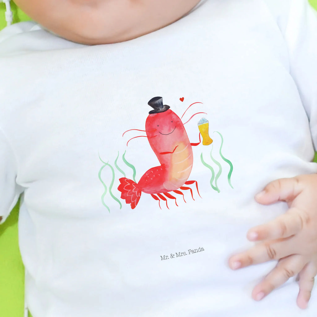 Organic Baby Shirt Hummer Weizen Baby T-Shirt, Jungen Baby T-Shirt, Mädchen Baby T-Shirt, Shirt, Meerestiere, Meer, Urlaub, Garnele, Garnelen, Bier, Kochen, Männerhaushalt, Junggeselle, Junggesellin, Bierliebhaber, Kneipe, Gasthaus, Wirtschaft