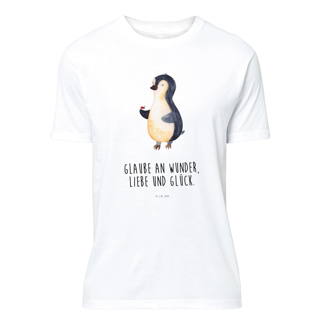 T-Shirt Standard Pinguin Marienkäfer T-Shirt, Shirt, Tshirt, Lustiges T-Shirt, T-Shirt mit Spruch, Party, Junggesellenabschied, Jubiläum, Geburstag, Herrn, Damen, Männer, Frauen, Schlafshirt, Nachthemd, Sprüche, Pinguin, Pinguine, Marienkäfer, Liebe, Wunder, Glück, Freude, Lebensfreude