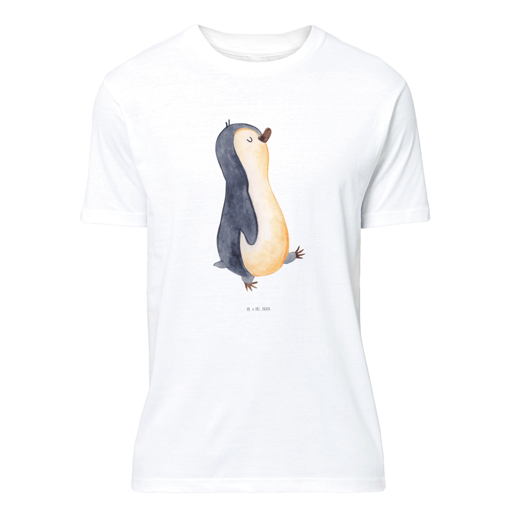 T-Shirt Standard Pinguin marschierend T-Shirt, Shirt, Tshirt, Lustiges T-Shirt, T-Shirt mit Spruch, Party, Junggesellenabschied, Jubiläum, Geburstag, Herrn, Damen, Männer, Frauen, Schlafshirt, Nachthemd, Sprüche, Pinguin, Pinguine, Frühaufsteher, Langschläfer, Bruder, Schwester, Familie