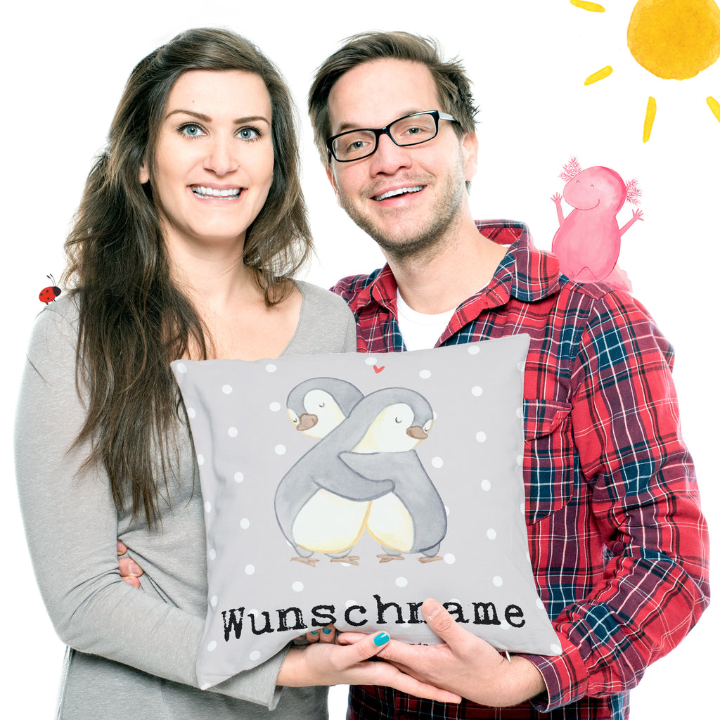 Personalisiertes Kissen Pinguin Bester Lieblingsmensch der Welt Kissen, personalisiert, Name, Wunschname, bedrucken, Kopfkissen, für, Dankeschön, Geschenk, Schenken, Geburtstag, Geburtstagsgeschenk, Geschenkidee, Danke, Bedanken, Mitbringsel, Freude machen, Geschenktipp, Lieblingsmensch, Lieblings Mensch, Liebling, Partner, Bae, beste Freundin, Freund, Liebe, Herz, Love, Mama, Papa, Familie