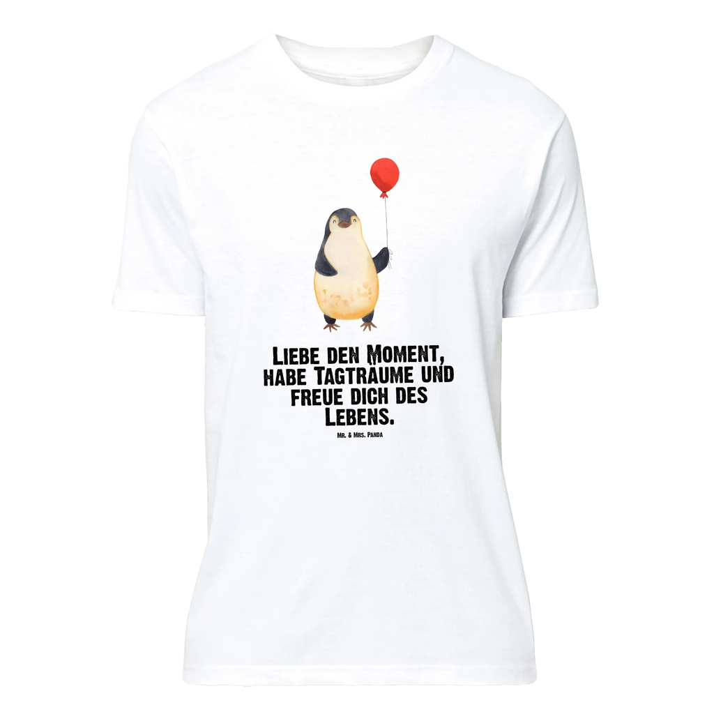 T-Shirt Standard Pinguin Luftballon T-Shirt, Shirt, Tshirt, Lustiges T-Shirt, T-Shirt mit Spruch, Party, Junggesellenabschied, Jubiläum, Geburstag, Herrn, Damen, Männer, Frauen, Schlafshirt, Nachthemd, Sprüche, Pinguin, Pinguine, Luftballon, Tagträume, Lebenslust, Geschenk Freundin, Geschenkidee, beste Freundin, Motivation, Neustart, neues Leben, Liebe, Glück