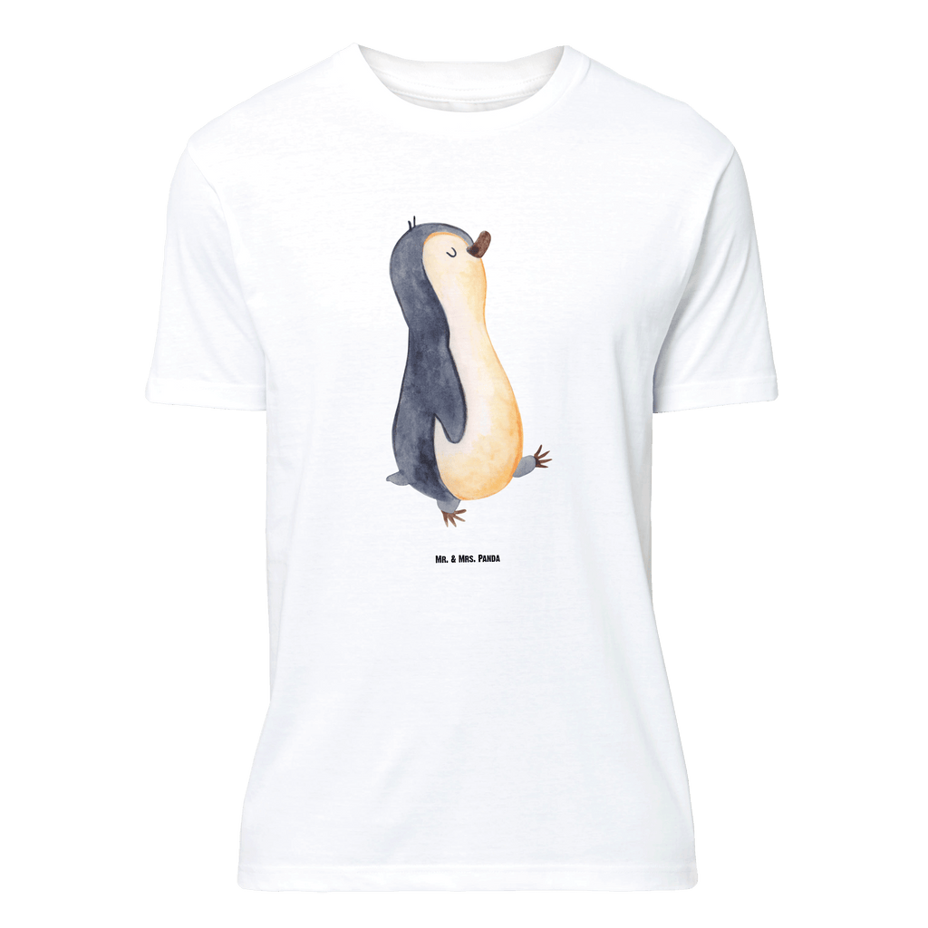 T-Shirt Standard Pinguin marschierend T-Shirt, Shirt, Tshirt, Lustiges T-Shirt, T-Shirt mit Spruch, Party, Junggesellenabschied, Jubiläum, Geburstag, Herrn, Damen, Männer, Frauen, Schlafshirt, Nachthemd, Sprüche, Pinguin, Pinguine, Frühaufsteher, Langschläfer, Bruder, Schwester, Familie