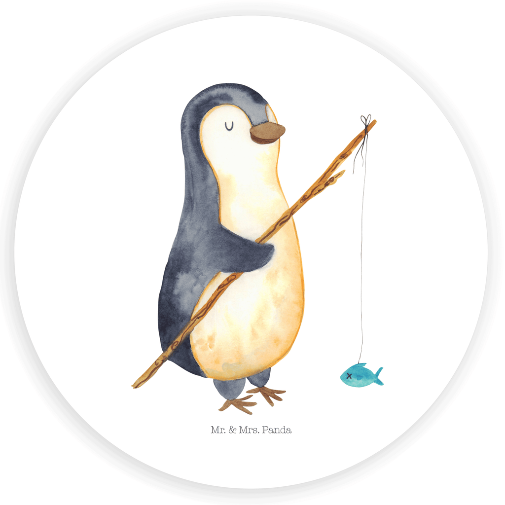 Rund Aufkleber Pinguin Angler Sticker, Aufkleber, Etikett, Pinguin, Pinguine, Angeln, Angler, Tagträume, Hobby, Plan, Planer, Tagesplan, Neustart, Motivation, Geschenk, Freundinnen, Geschenkidee, Urlaub, Wochenende