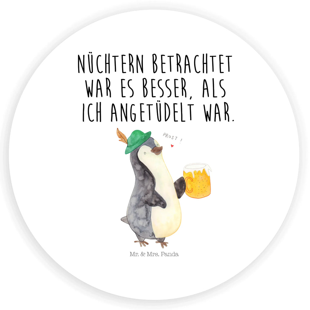 Rund Aufkleber Pinguin Bier Sticker, Aufkleber, Etikett, Pinguin, Pinguine, Bier, Oktoberfest