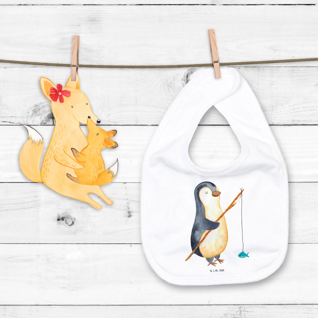 Organic Babylätzchen Pinguin Angler Baby, Lätzchen, Spucktuch, Sabberlätzchen, Klettlätzchen, Babygeschenk, Baby Lätzchen, Geschenk für Geburt, Geschenk zur Geburt, Baby Spucktuch, Babyausstattung, Geschenkidee für Babyparty, Pinguin, Pinguine, Angeln, Angler, Tagträume, Hobby, Plan, Planer, Tagesplan, Neustart, Motivation, Geschenk, Freundinnen, Geschenkidee, Urlaub, Wochenende