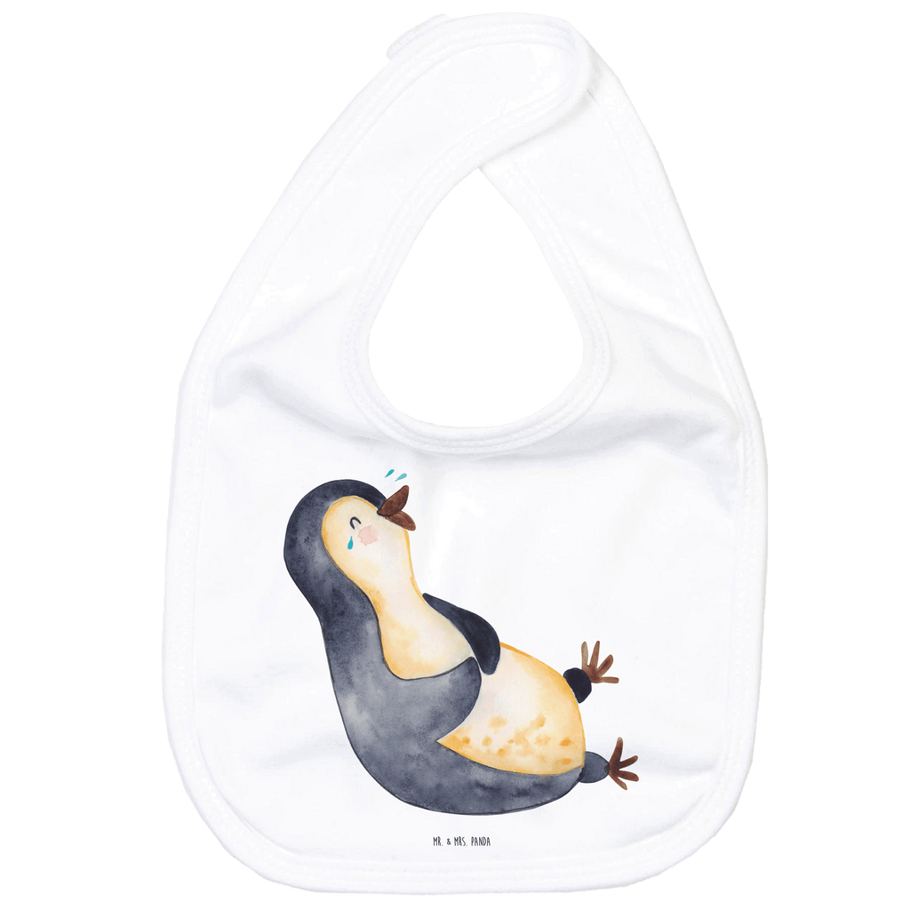 Organic Babylätzchen Pinguin Lachen Baby, Lätzchen, Spucktuch, Sabberlätzchen, Klettlätzchen, Babygeschenk, Baby Lätzchen, Geschenk für Geburt, Geschenk zur Geburt, Baby Spucktuch, Babyausstattung, Geschenkidee für Babyparty, Pinguin, Pinguine, lustiger Spruch, Optimismus, Fröhlich, Lachen, Humor, Fröhlichkeit