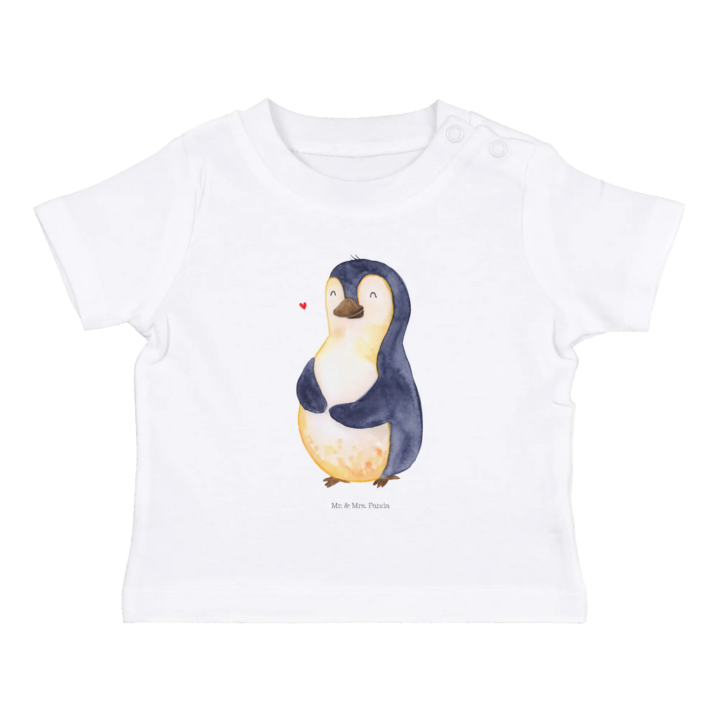 Organic Baby Shirt Pinguin Diät Baby T-Shirt, Jungen Baby T-Shirt, Mädchen Baby T-Shirt, Shirt, Pinguin, Pinguine, Diät, Abnehmen, Abspecken, Gewicht, Motivation, Selbstliebe, Körperliebe, Selbstrespekt