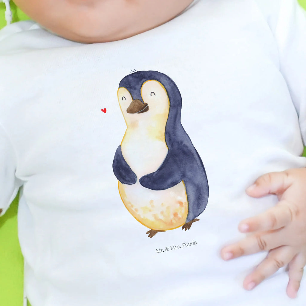 Organic Baby Shirt Pinguin Diät Baby T-Shirt, Jungen Baby T-Shirt, Mädchen Baby T-Shirt, Shirt, Pinguin, Pinguine, Diät, Abnehmen, Abspecken, Gewicht, Motivation, Selbstliebe, Körperliebe, Selbstrespekt