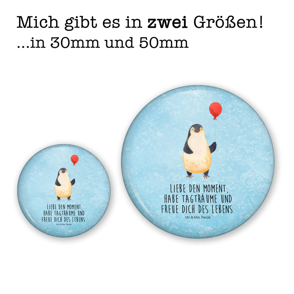 Button Pinguin Luftballon 50mm Button, Button, Pin, Anstecknadel, Pinguin, Pinguine, Luftballon, Tagträume, Lebenslust, Geschenk Freundin, Geschenkidee, beste Freundin, Motivation, Neustart, neues Leben, Liebe, Glück