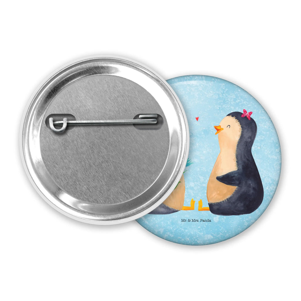 Button Pinguin Pärchen 50mm Button, Button, Pin, Anstecknadel, Pinguin, Pinguine, Liebe, Liebespaar, Liebesbeweis, Liebesgeschenk, Verlobung, Jahrestag, Hochzeitstag, Hochzeit, Hochzeitsgeschenk, große Liebe, Traumpaar