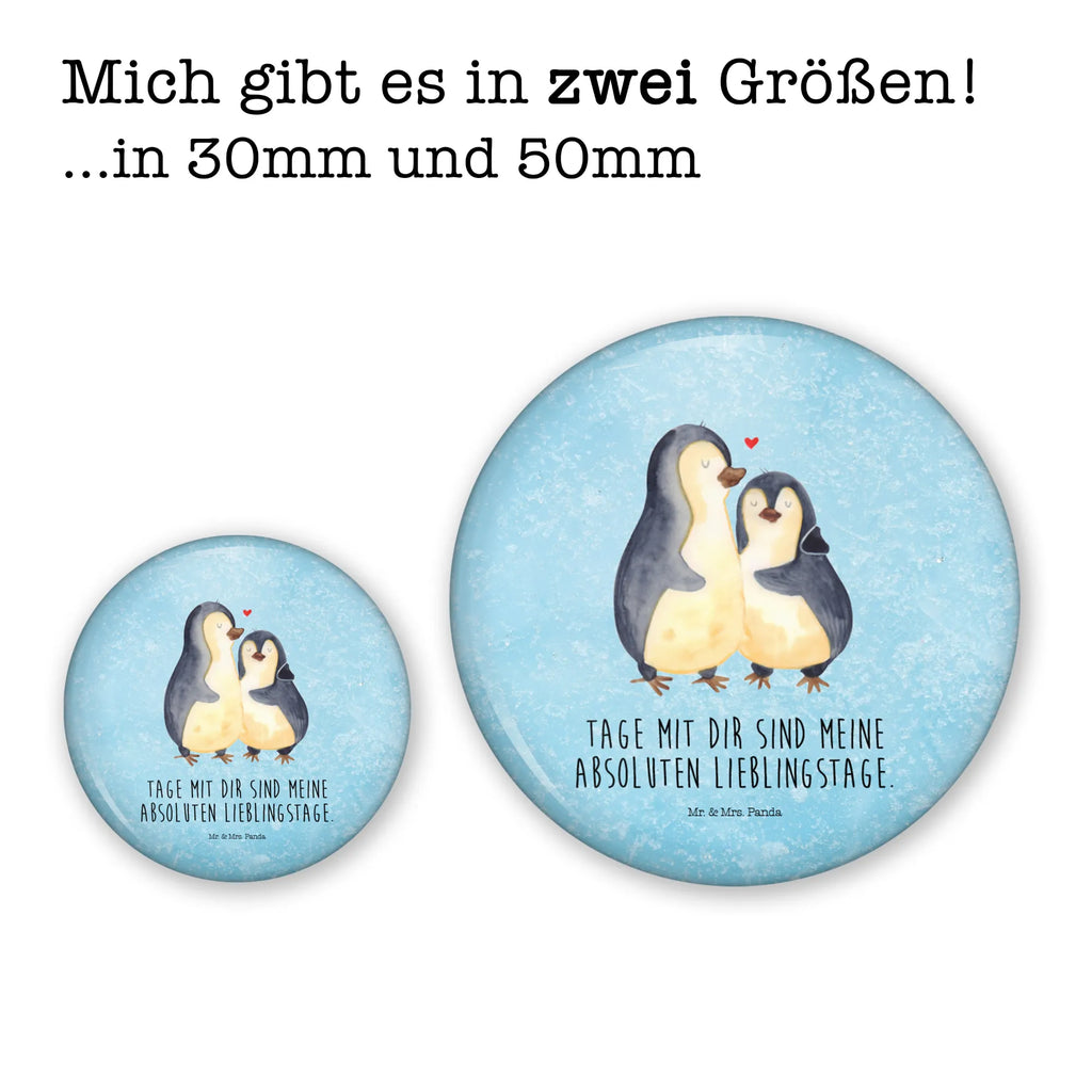 Button Pinguin umarmend 50mm Button, Button, Pin, Anstecknadel, Pinguin, Liebe, Liebespaar, Liebesbeweis, Liebesgeschenk, Verlobung, Jahrestag, Hochzeitstag, Hochzeit, Hochzeitsgeschenk