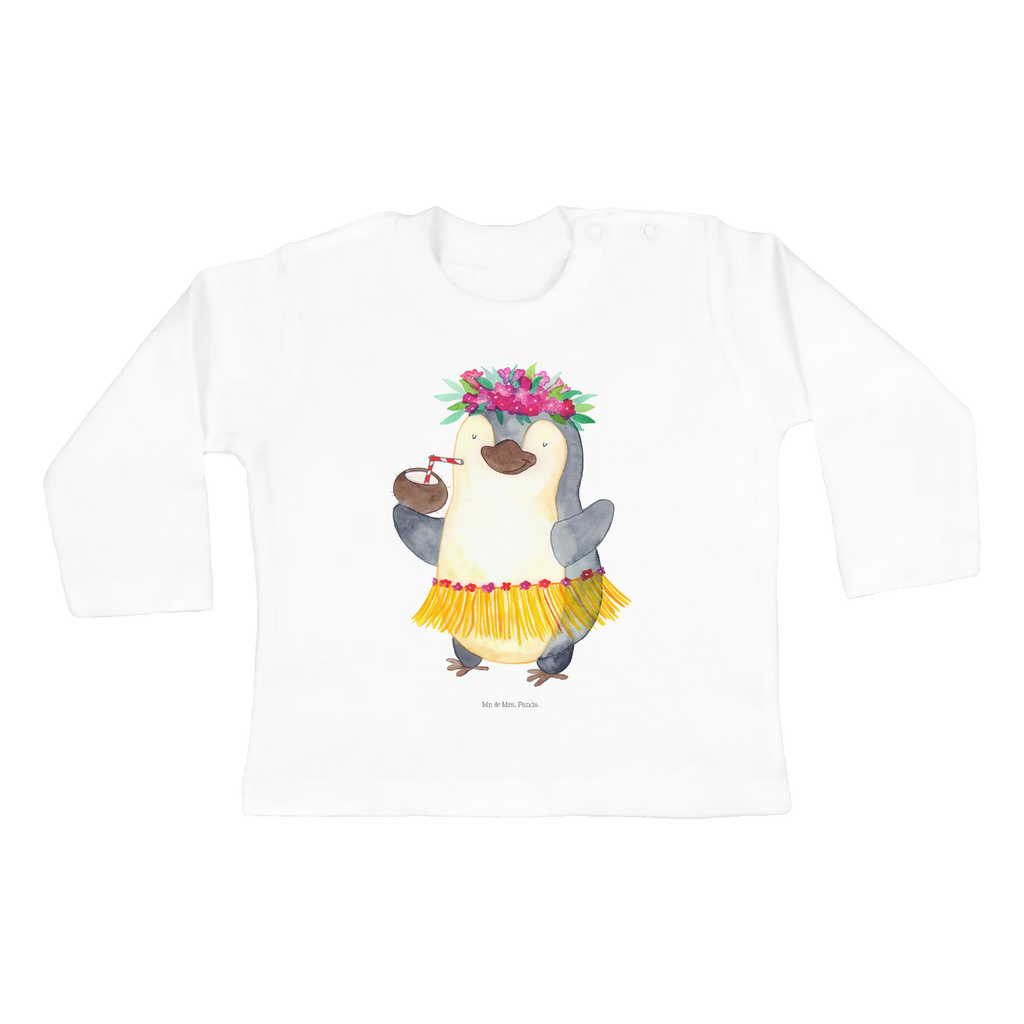 Baby Longsleeve Pinguin Kokosnuss Mädchen, Jungen, Baby, Langarm, Bio, Kleidung, Pinguin, Aloha, Hawaii, Urlaub, Kokosnuss, Pinguine