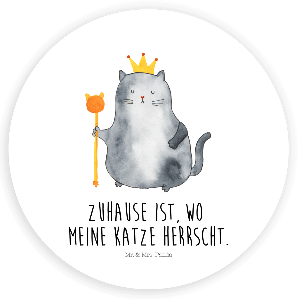 Rund Aufkleber Katzen Koenig Sticker, Aufkleber, Etikett, Katze, Katzenmotiv, Katzenfan, Katzendeko, Katzenfreund, Katzenliebhaber, Katzenprodukte, Katzenartikel, Katzenaccessoires, Katzensouvenirs, Katzenliebhaberprodukte, Katzenmotive, Katzen, Kater, Mietze, Cat, Cats, Katzenhalter, Katzenbesitzerin, Haustier, König, Königin, Queen, Familie, Mietzhaus, Wohnung, erste eigenen Wohnung, Umzug, Einzug