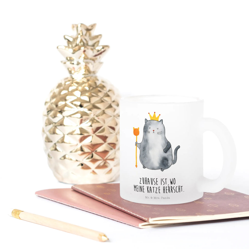 Teetasse Katzen Koenig Teetasse, Teeglas, Teebecher, Tasse mit Henkel, Tasse, Glas Teetasse, Teetasse aus Glas, Katze, Katzenmotiv, Katzenfan, Katzendeko, Katzenfreund, Katzenliebhaber, Katzenprodukte, Katzenartikel, Katzenaccessoires, Katzensouvenirs, Katzenliebhaberprodukte, Katzenmotive, Katzen, Kater, Mietze, Cat, Cats, Katzenhalter, Katzenbesitzerin, Haustier, König, Königin, Queen, Familie, Mietzhaus, Wohnung, erste eigenen Wohnung, Umzug, Einzug