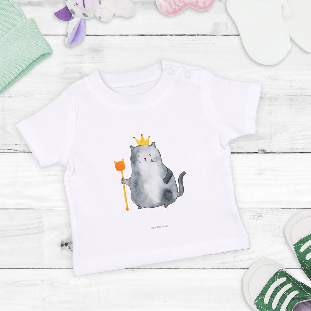 Organic Baby Shirt Katze König Baby T-Shirt, Jungen Baby T-Shirt, Mädchen Baby T-Shirt, Shirt, Katze, Katzenmotiv, Katzenfan, Katzendeko, Katzenfreund, Katzenliebhaber, Katzenprodukte, Katzenartikel, Katzenaccessoires, Katzensouvenirs, Katzenliebhaberprodukte, Katzenmotive, Katzen, Kater, Mietze, Cat, Cats, Katzenhalter, Katzenbesitzerin, Haustier, König, Königin, Queen, Familie, Mietzhaus, Wohnung, erste eigenen Wohnung, Umzug, Einzug