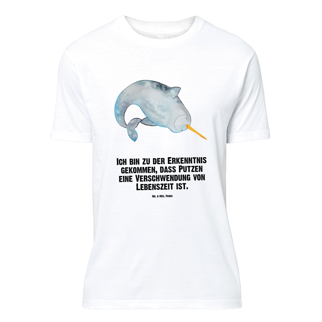 T-Shirt Standard Narwal T-Shirt, Shirt, Tshirt, Lustiges T-Shirt, T-Shirt mit Spruch, Party, Junggesellenabschied, Jubiläum, Geburstag, Herrn, Damen, Männer, Frauen, Schlafshirt, Nachthemd, Sprüche, Meerestiere, Meer, Urlaub, Narwal, Wal, Putzen, Hausfrau, Junggesellin, aufräumen, Kinderzimmer