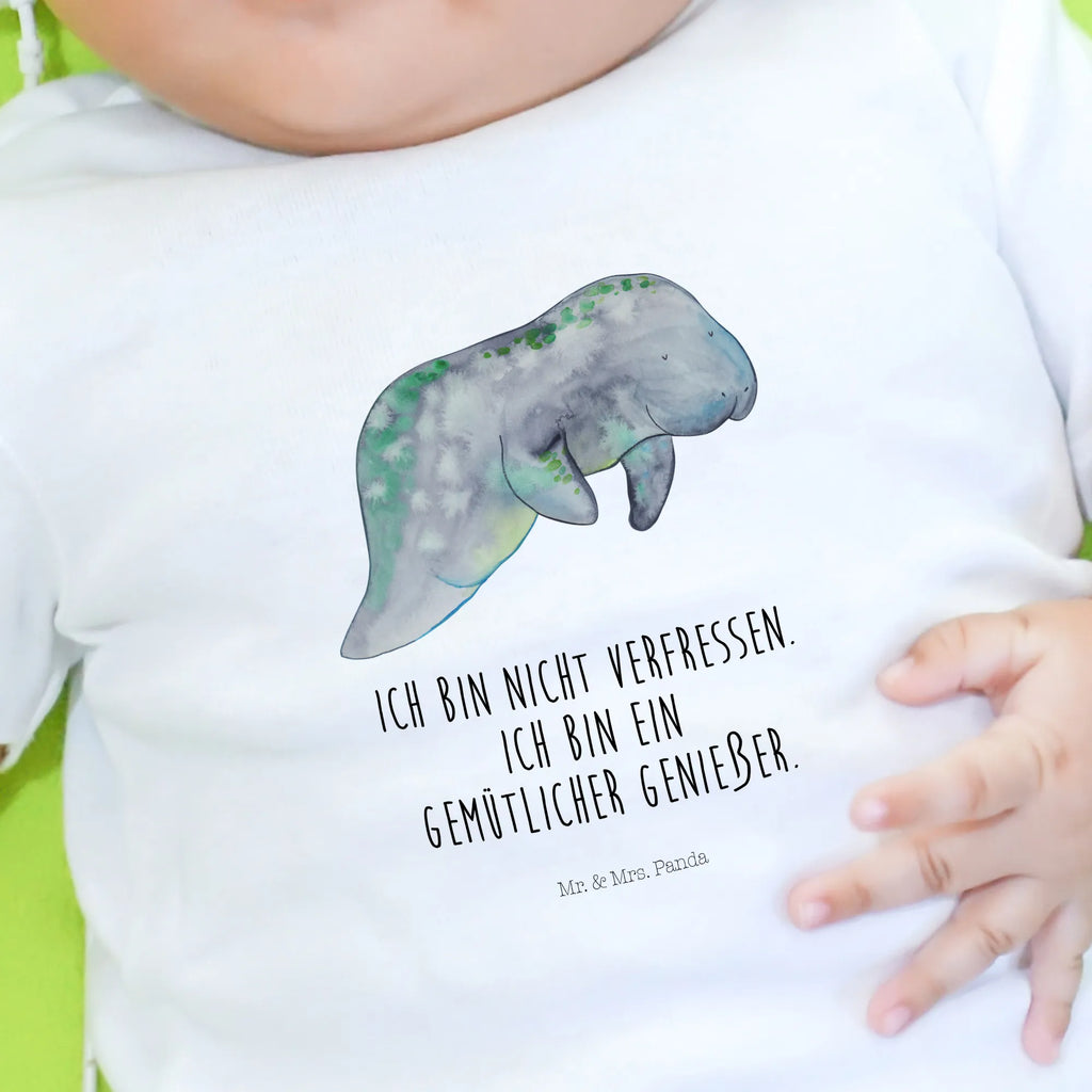 Organic Baby Shirt Seekuh Chillen Baby T-Shirt, Jungen Baby T-Shirt, Mädchen Baby T-Shirt, Shirt, Meerestiere, Meer, Urlaub, Seekuh, Seekühe, Diät, Abnehmen, Zucker, Diätwahn, Essen, Süßigkeiten