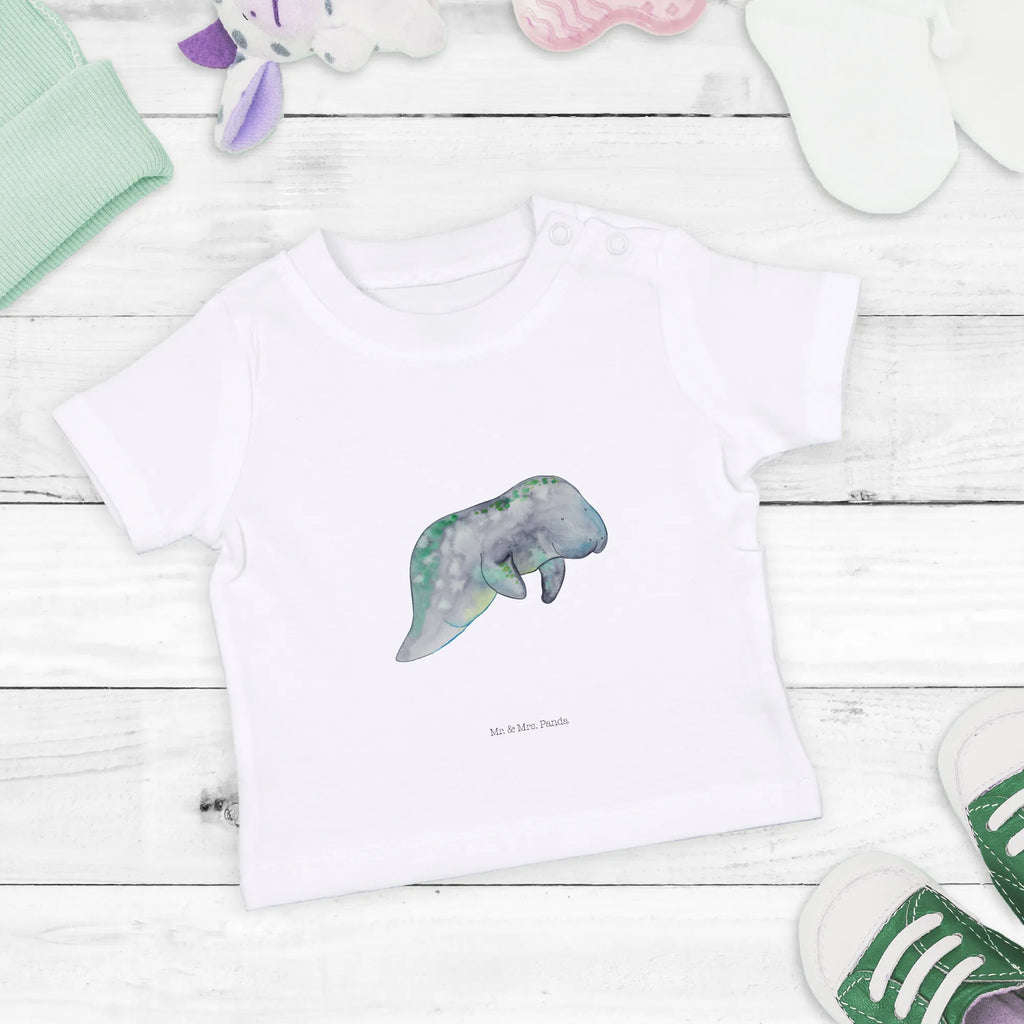 Organic Baby Shirt Seekuh Chillen Baby T-Shirt, Jungen Baby T-Shirt, Mädchen Baby T-Shirt, Shirt, Meerestiere, Meer, Urlaub, Seekuh, Seekühe, Diät, Abnehmen, Zucker, Diätwahn, Essen, Süßigkeiten