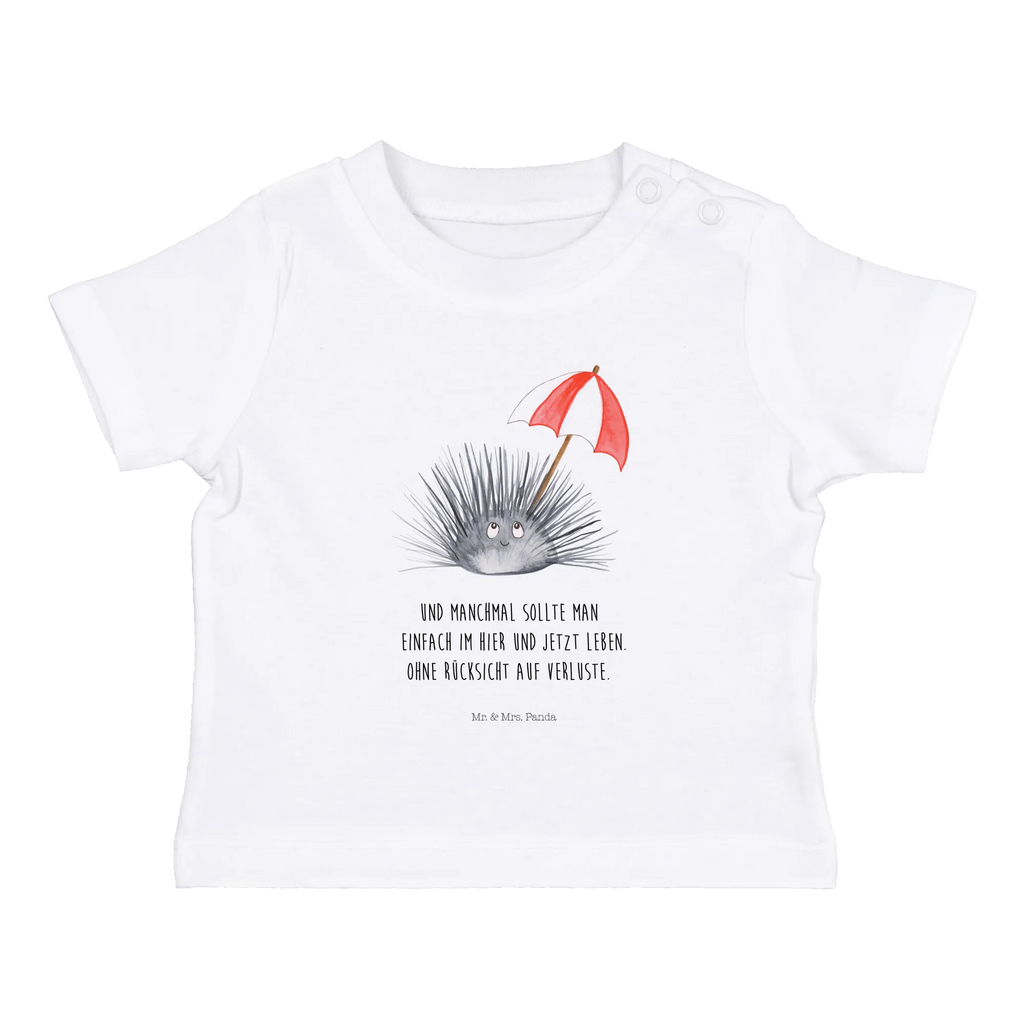 Organic Baby Shirt Seeigel Baby T-Shirt, Jungen Baby T-Shirt, Mädchen Baby T-Shirt, Shirt, Meerestiere, Meer, Urlaub, Seeigel, Achtsamkeit, Selbstakzeptanz, Selbstliebe, Hier und Jetzt, Leben, Lebe